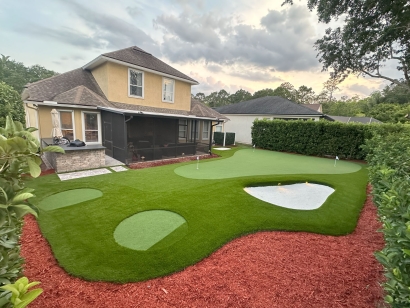 AST Luxury Golf Line: Shot Maker, Elite Lawn, AmeriPlay, White Trainers Turf, Three chipping mats, Two traps, Ponte Vedra, FL